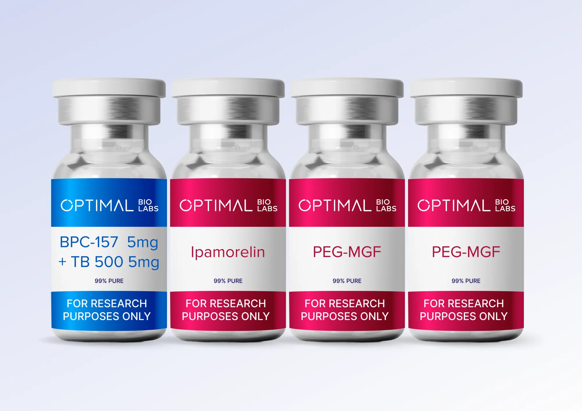 Ipa + BPCresearch peptides, BPC-157 + Ipamorelin Research, Reserach TB 500 + Peg, PEG + Bpc Research, PEg MGF and BPC 157